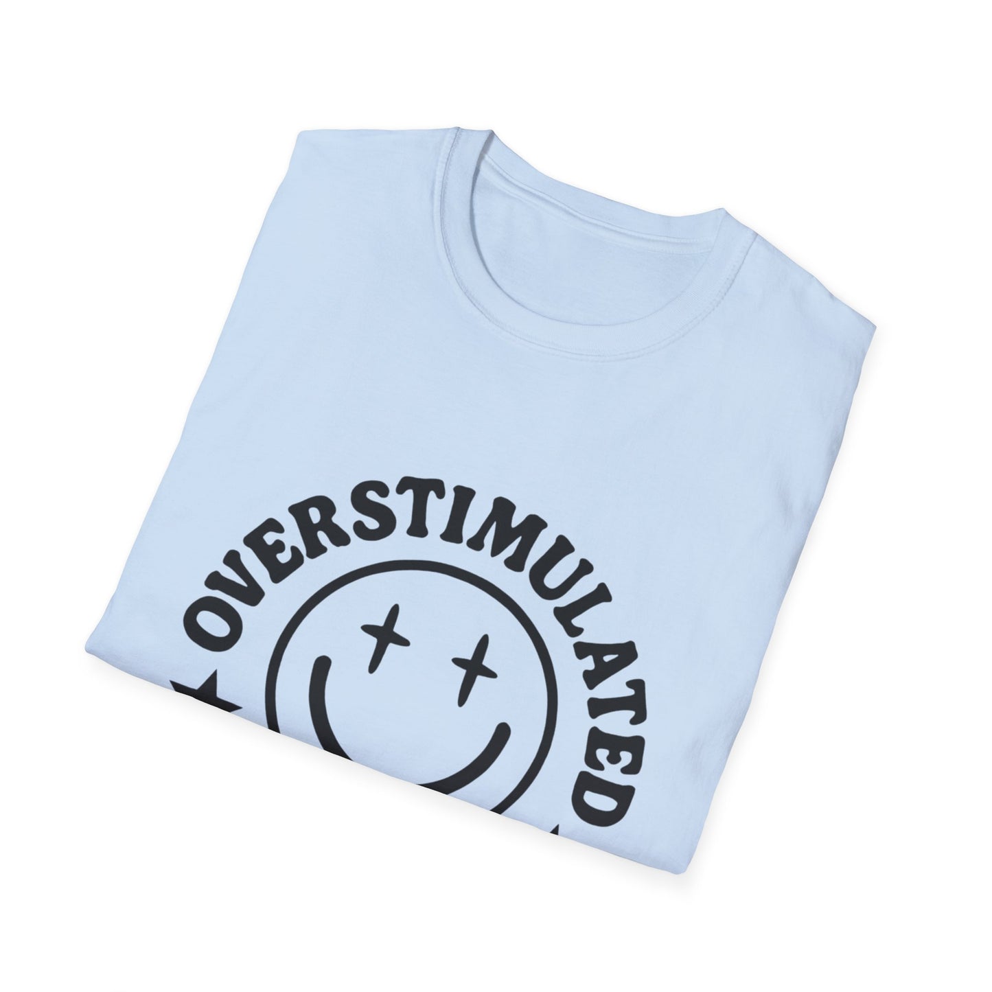 Overstimulated Mom's Club Unisex T-Shirt - Perfect Gift for Moms, Casual Wear, Family Gatherings, or Baby Showers
